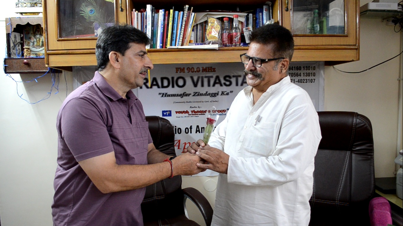 With Vijay Sharma